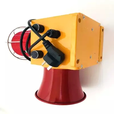 鋼廠用語音聲光報警器PT-SC2-R-220、高音質(zhì)聲光報警器提示音可選HQSG-96C價格